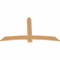 Ekena Millwork Bellingham Timber Gable Bracket, Western Red Cedar, 72"W x 42"H x 1 1/2"D x 5 1/2"F, 14/12 Pitch GBW072X42X0206BEL00SWR - alternate 3